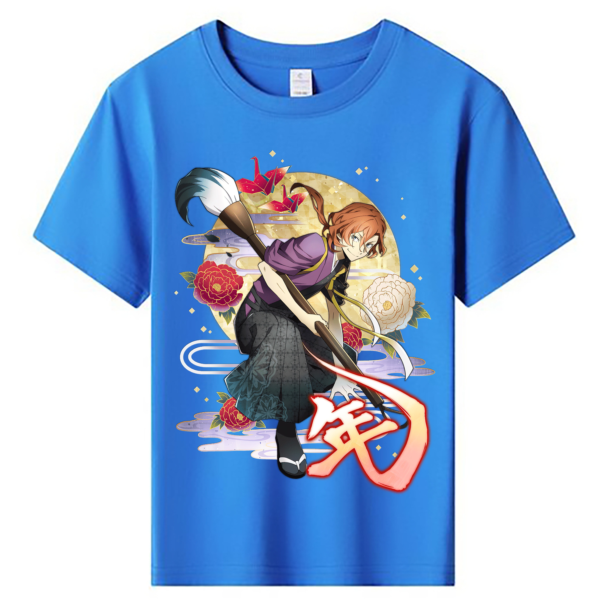 （画像用） 文豪ストレイドッグス Bungo Stray Dogs 綿100％キッズTシャツ（フロントプリント）